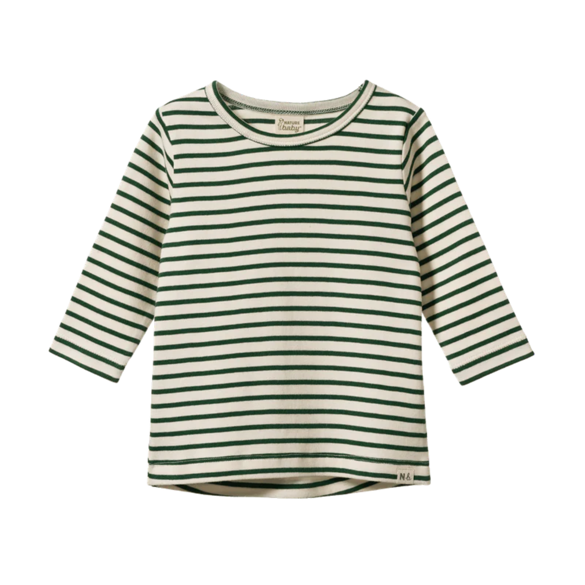 Nature Baby Long Sleeve River Tee - Eden Sailor Stripe