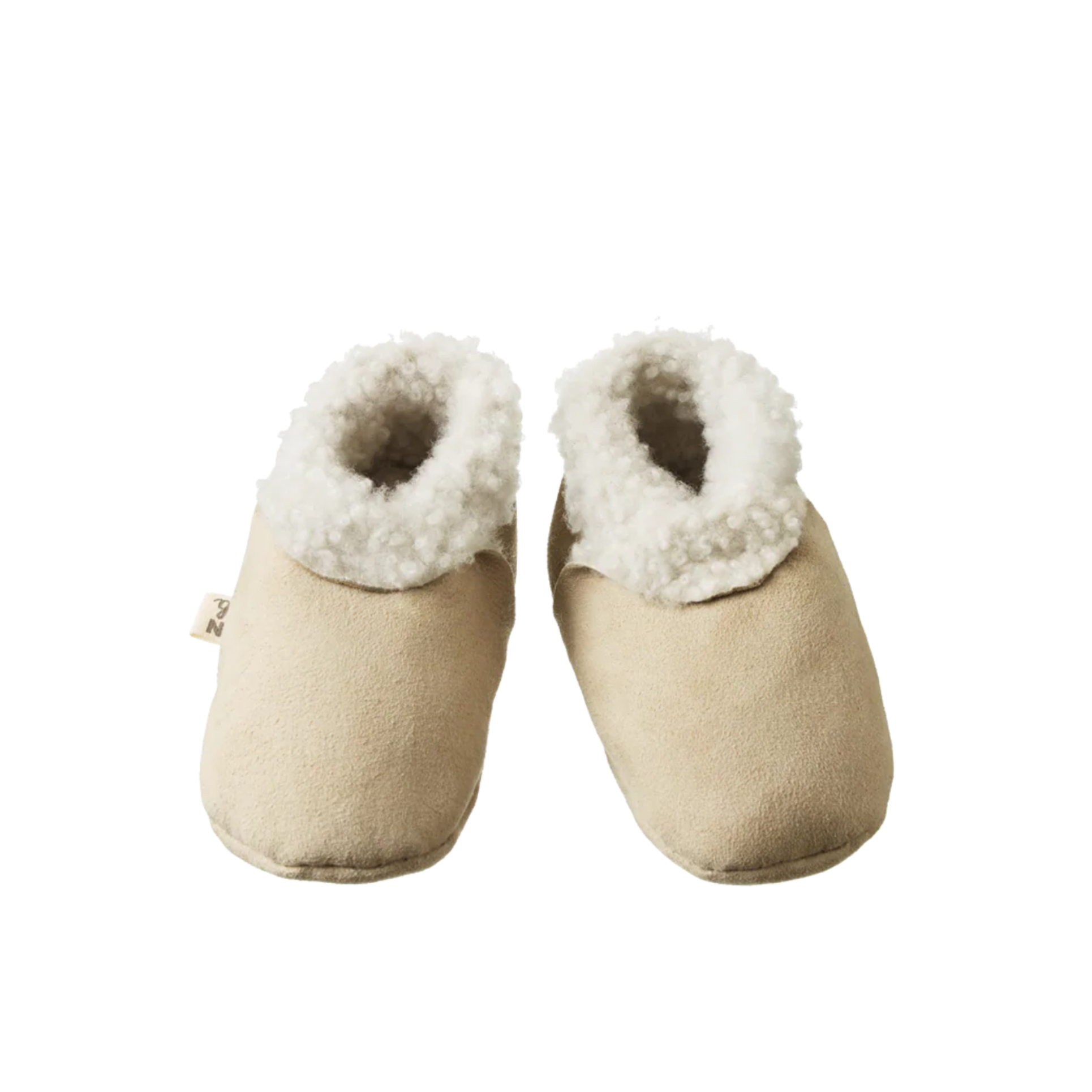 Nature Baby Lambskin Booties - Cream