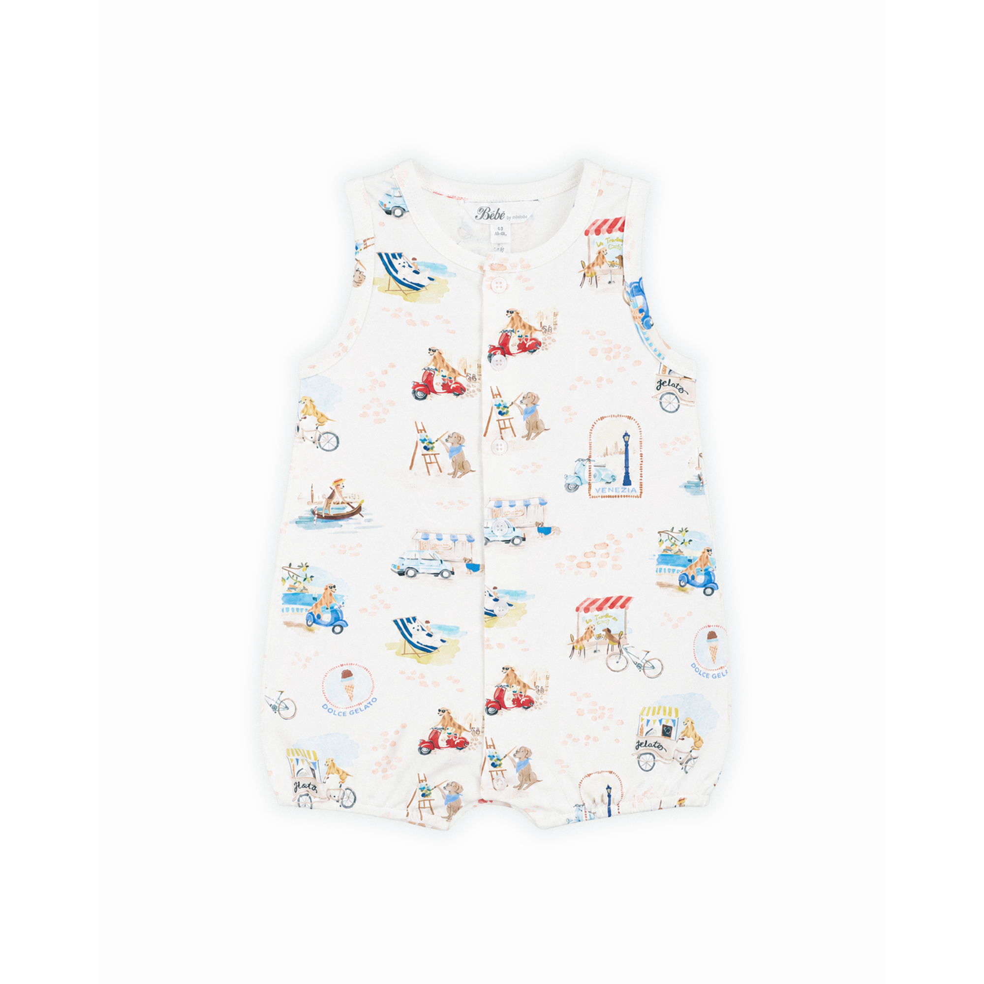 Alexi Organic Button Front Romper