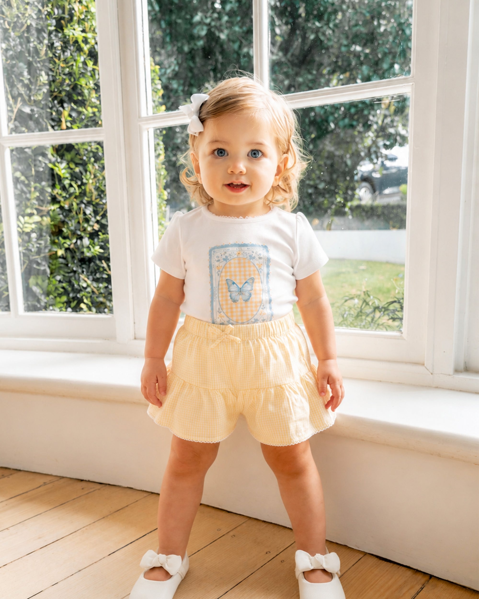 Libby Check Shorts 3-7Y