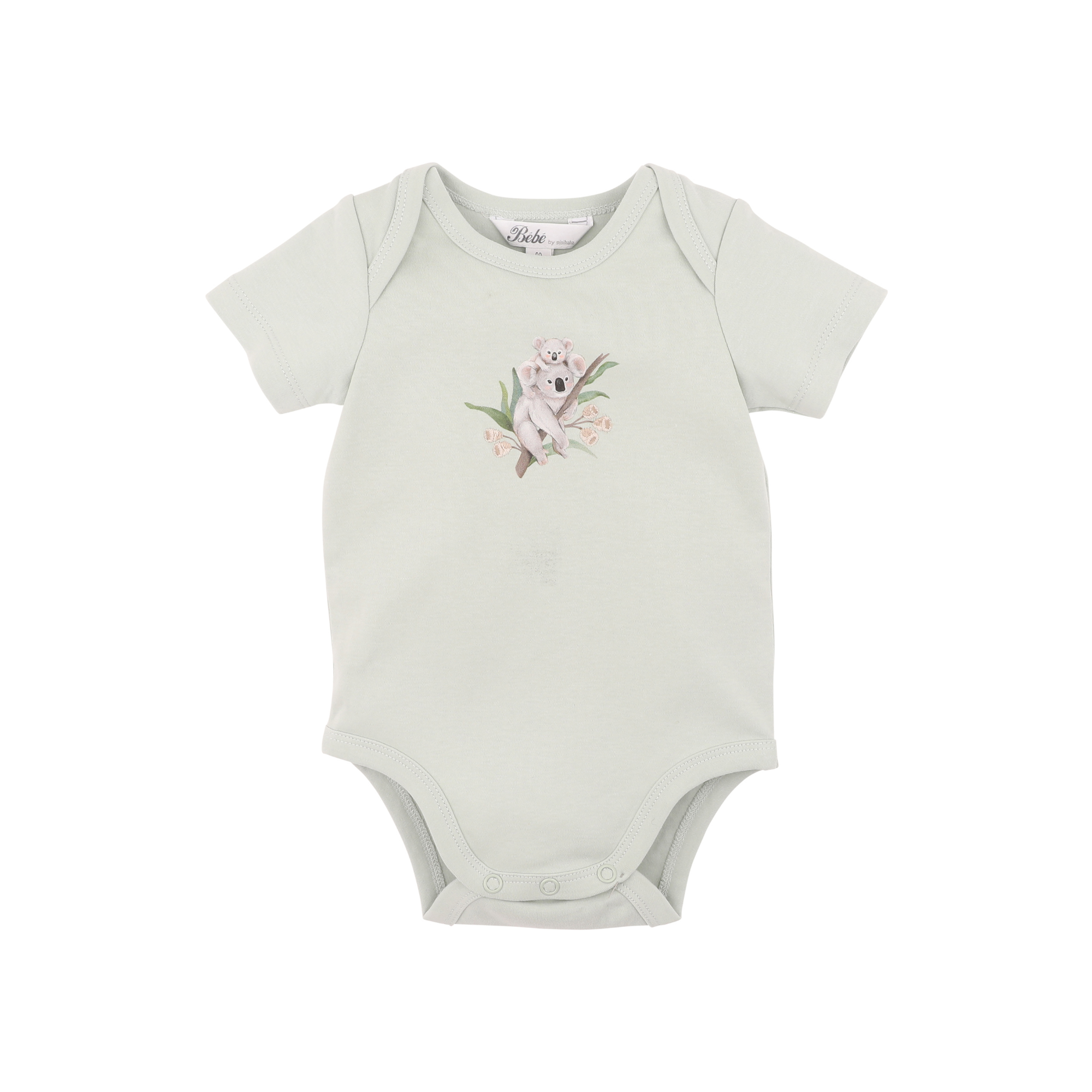 Bebe Taylor Organic Koala Bodysuit - Sage