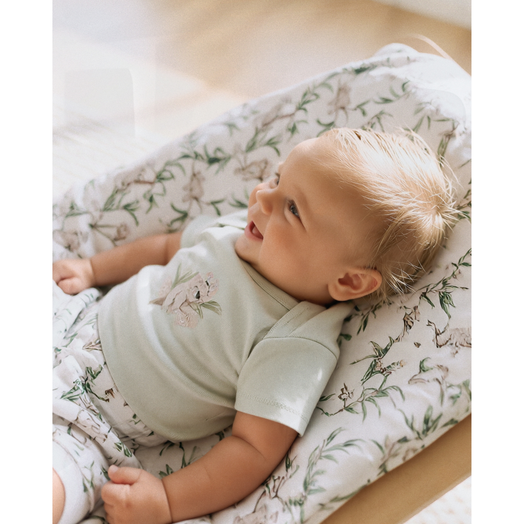 Bebe Taylor Organic Koala Bodysuit - Sage