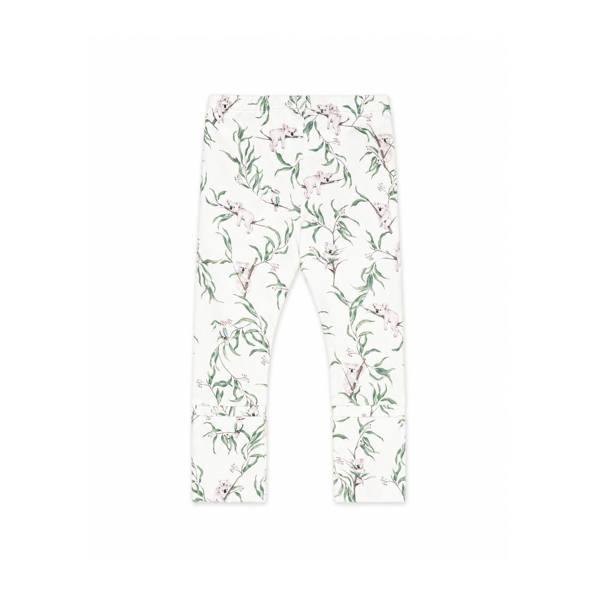 Bebe Taylor Organic Turn Back Feet Leggings - Taylor Print