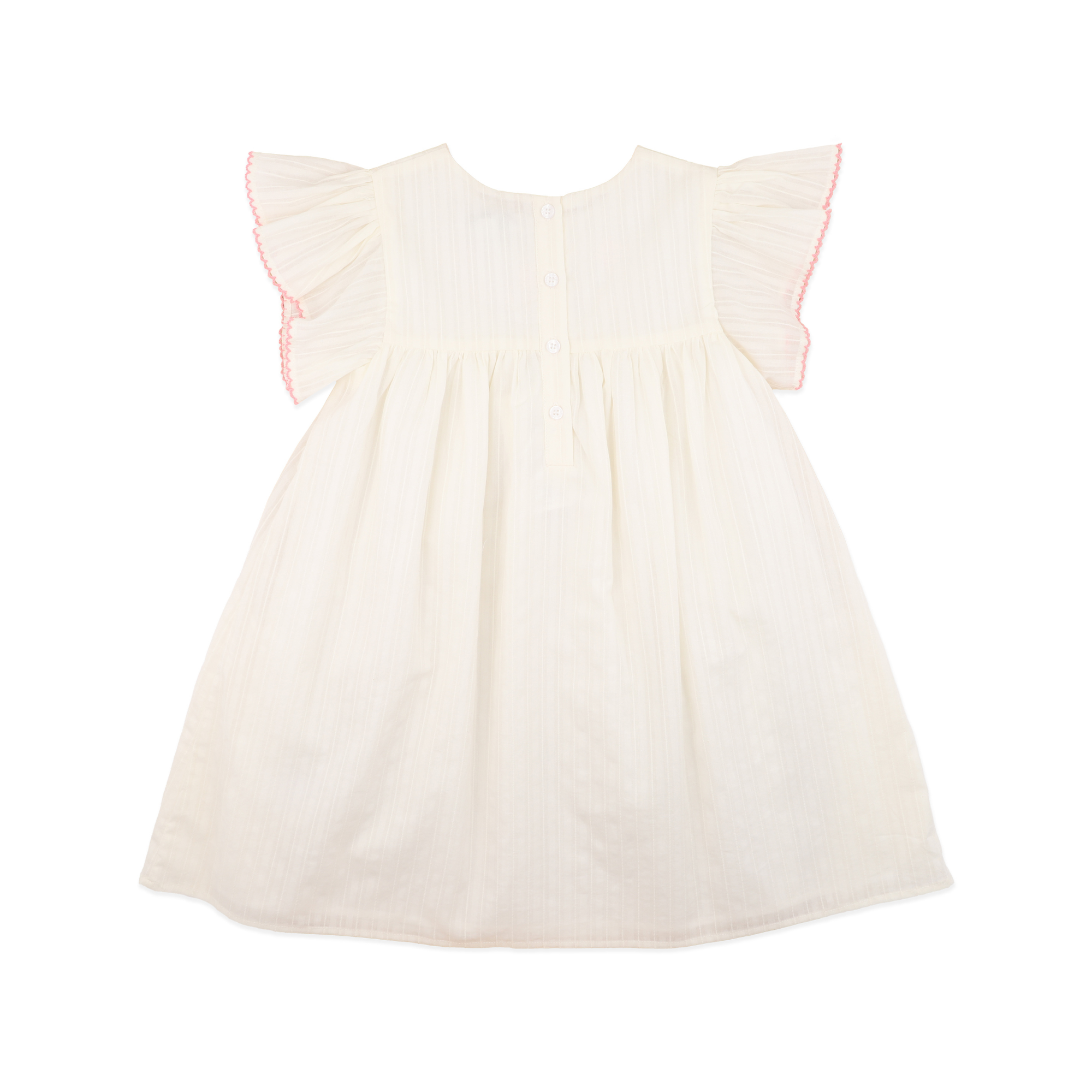 Bebe Willa Embroidery Dress - Cream