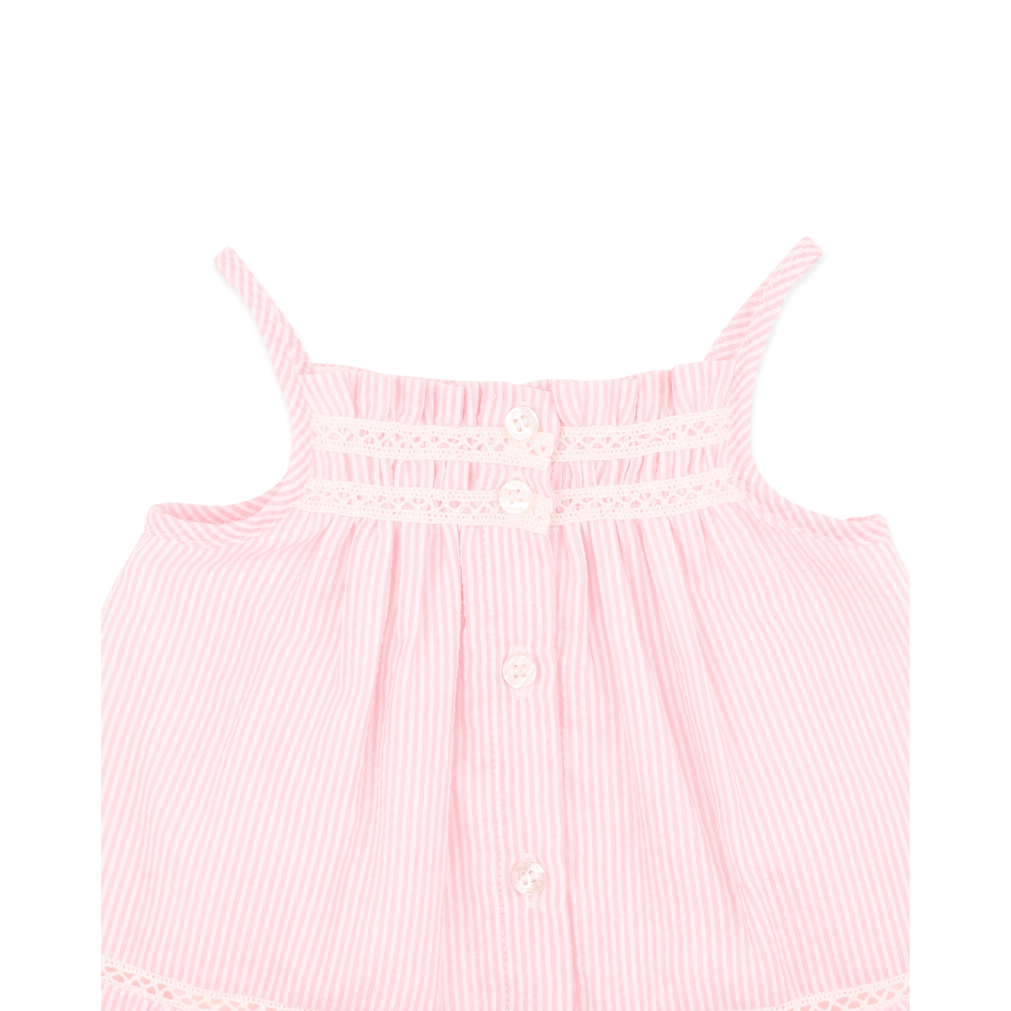 Bebe Willa Stripe Dress - Musk Pink Stripe