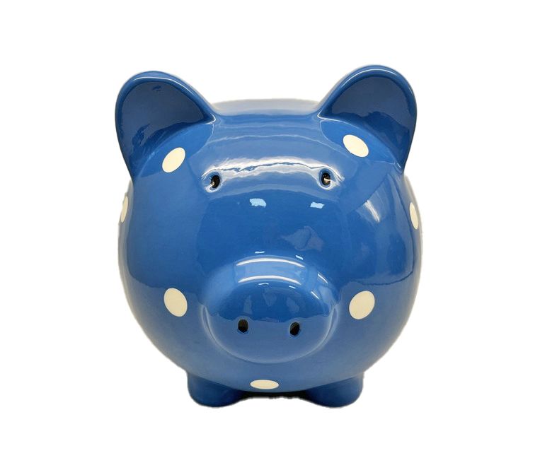 Piggy Bank - Blue