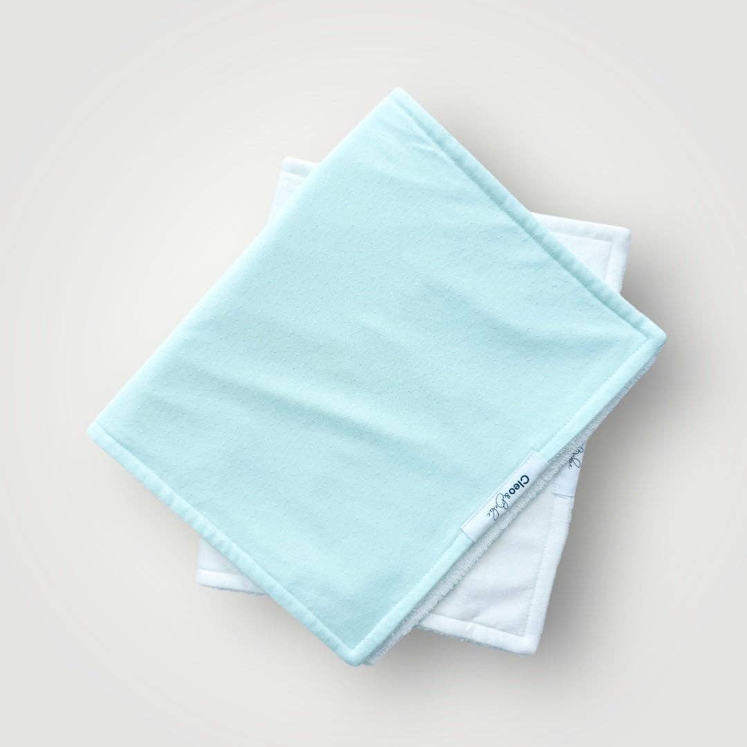 Waterproof Burp Cloths: Pink Peony