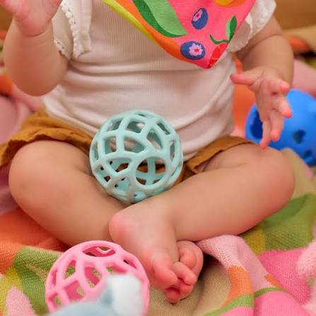 Annabel Trends Silicone Ball Teether - Pink