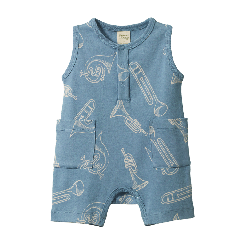 Nature Baby Camper Suit - Jazz Print