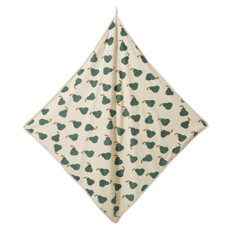 Nature baby Cotton Hooded Towel - Pear Print