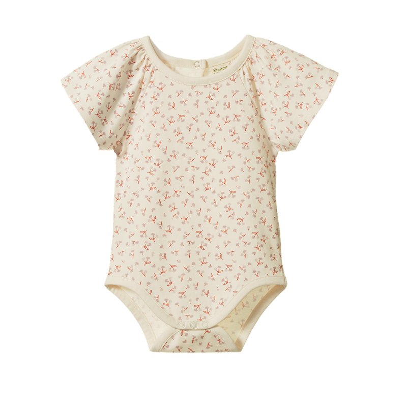 Nature Baby Faye Bodysuit - Dandelion Print