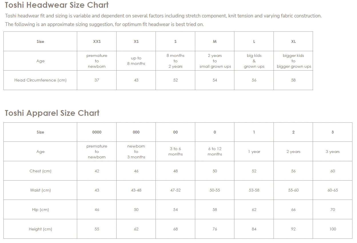 Toshi Organic Beanie Love - Ocean