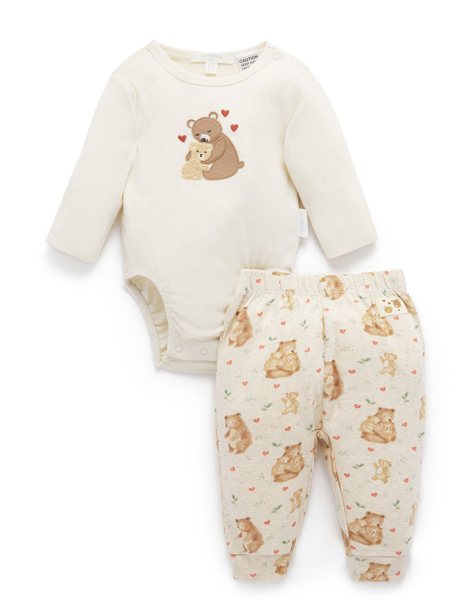 Purebaby Mamma Love Print 2 piece Set