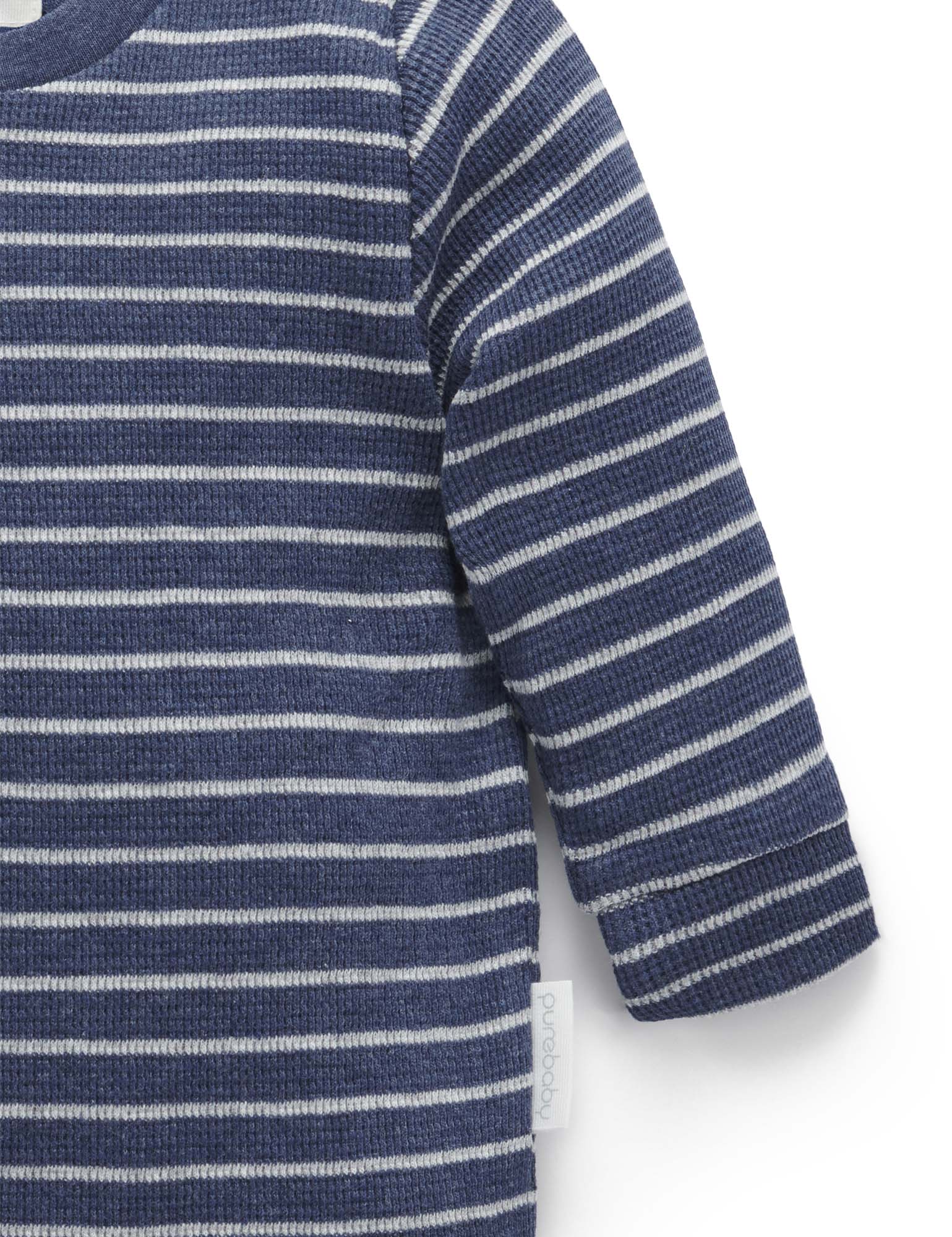 Waffle Top - Midnight Stripe