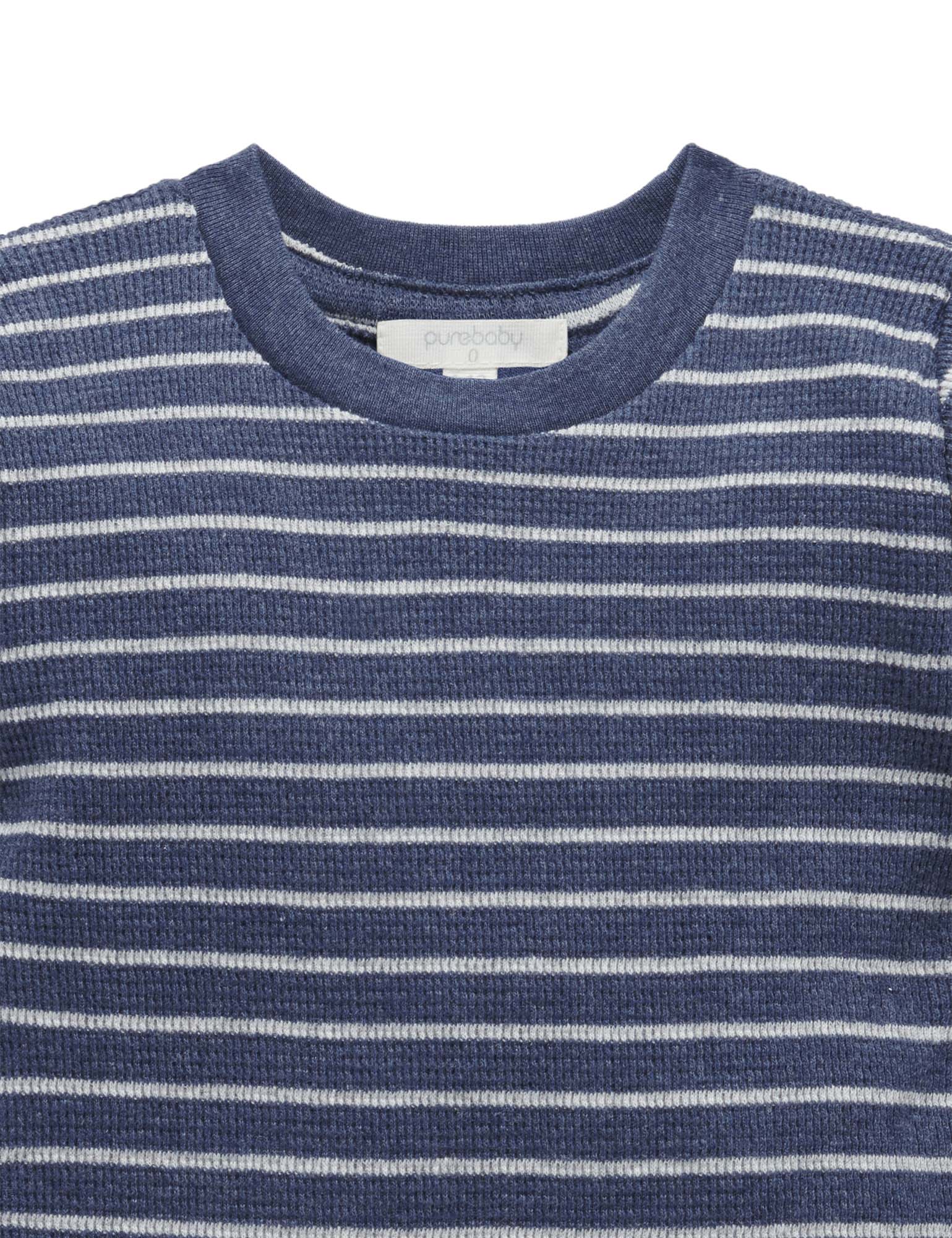 Waffle Top - Midnight Stripe