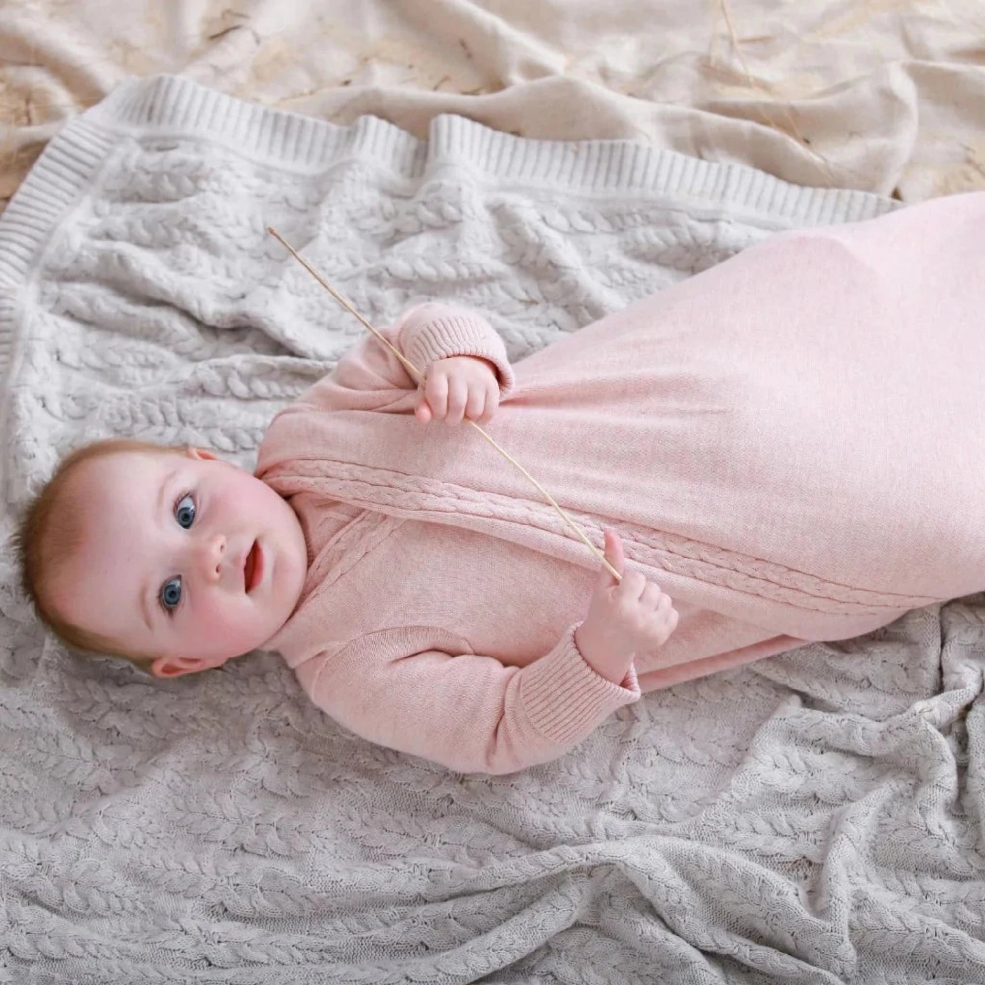 Jujo Shwrap Cable Edge - Pink Melange