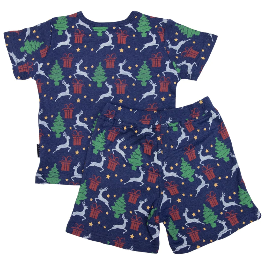 Korango Cotton Christmas Short Sleeve Pyjamas