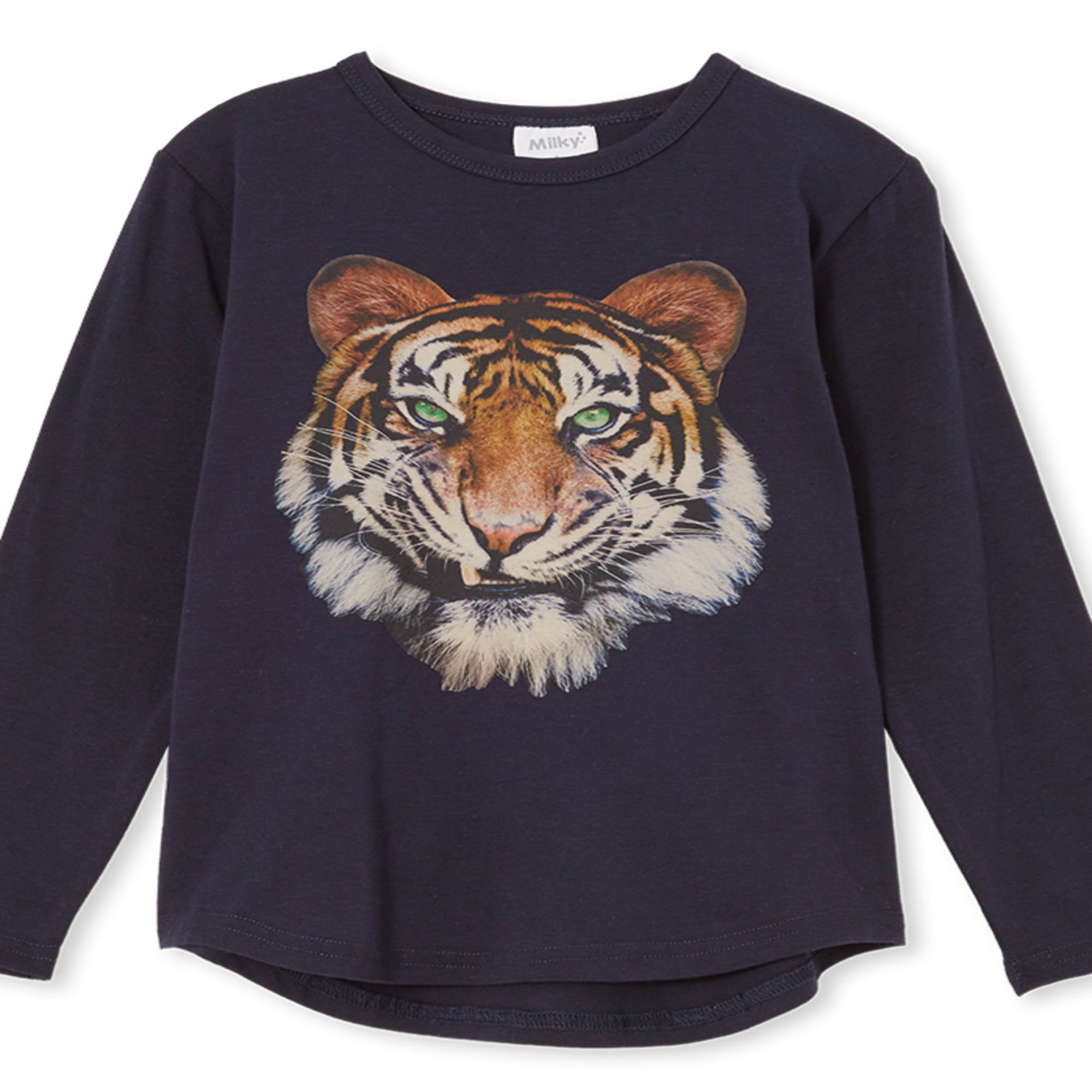 Milky Growl Tee - Navy