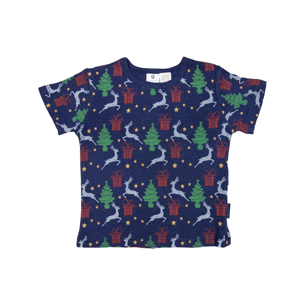 Korango Cotton Christmas Short Sleeve Pyjamas
