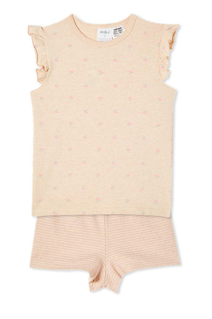 Milky Girl Stripe Pj's
