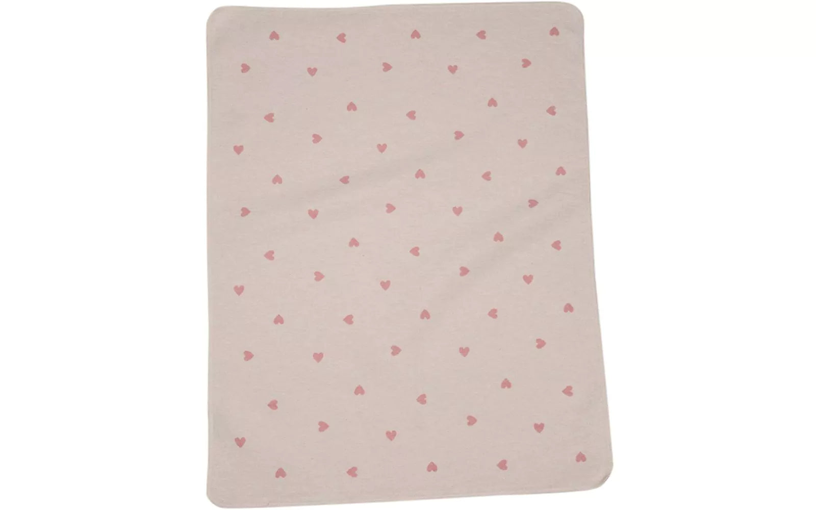 David Fussenegger Rose Hearts All Over Juwel Bassinet Blanket