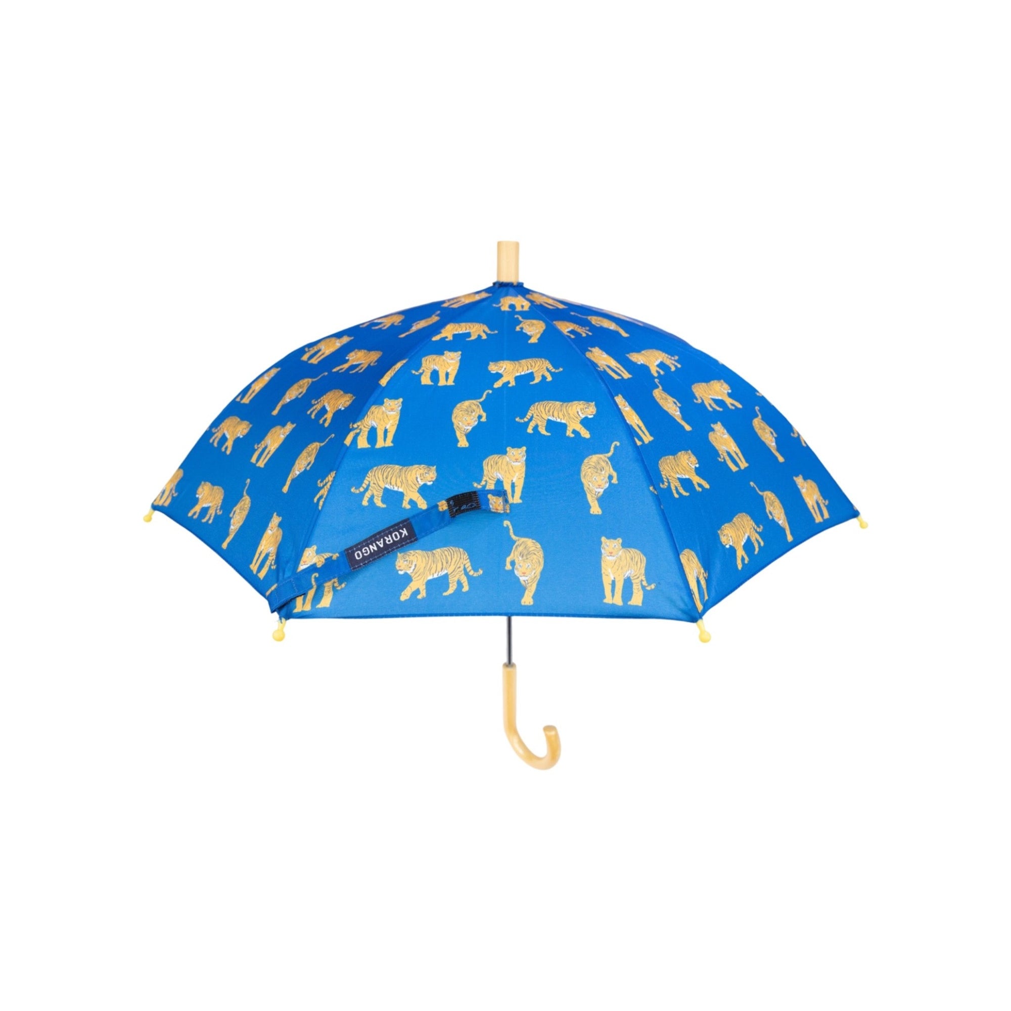 Korango Tiger Animal Print Umbrella - Blue