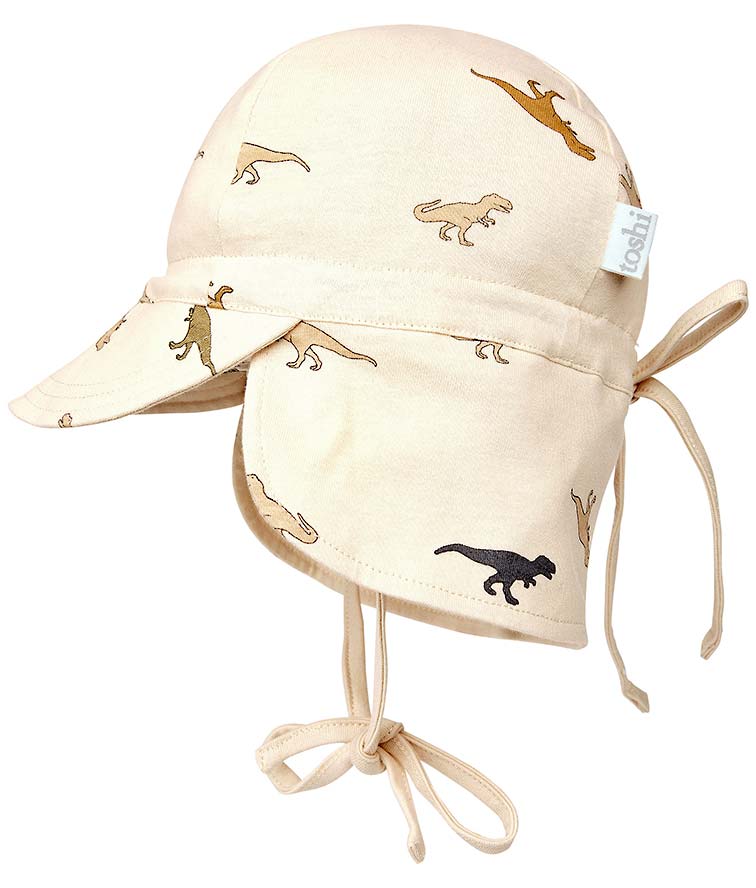 Toshi Flap Cap Baby - Dinosauria