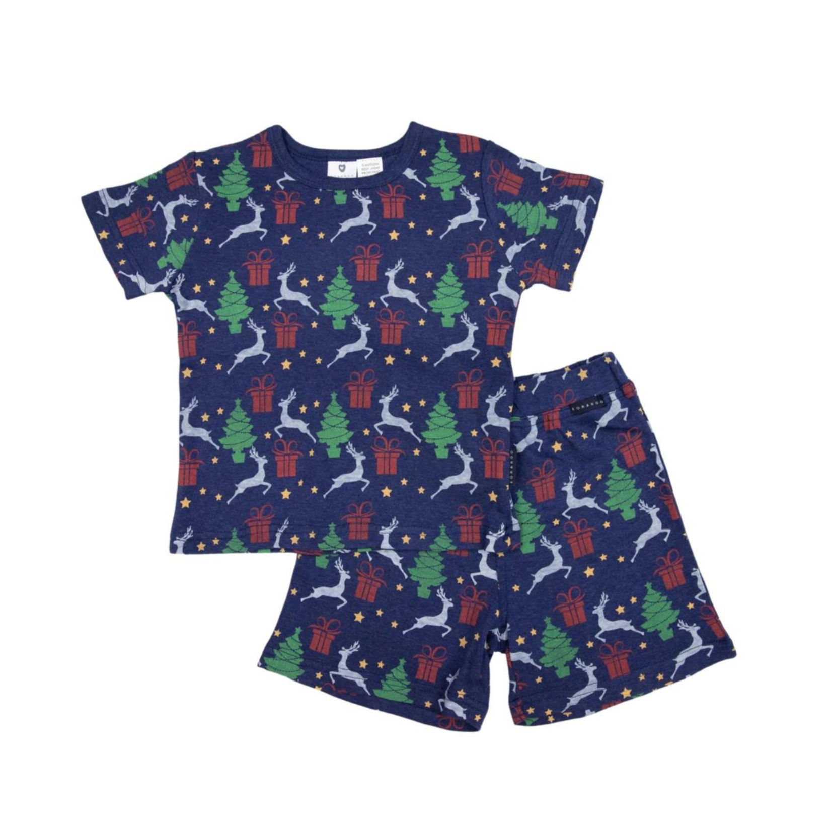 Korango Cotton Christmas Short Sleeve Pyjamas