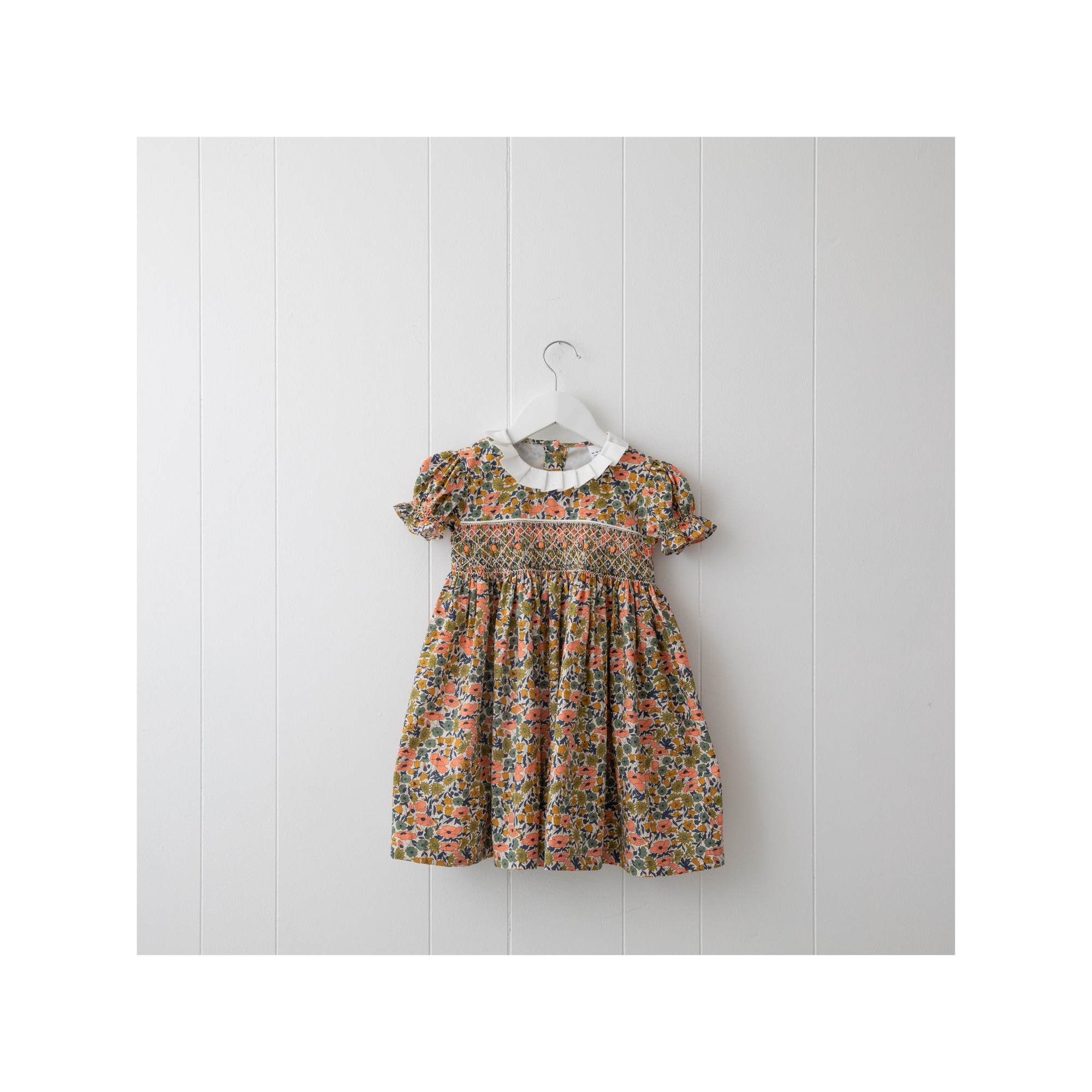 Smox Rox Hazel Dress - Olive and Slate Florals