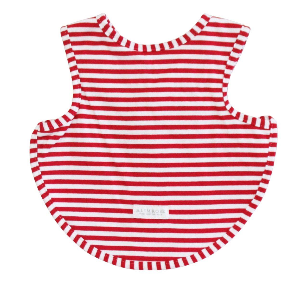 Alimrose Bib Back Fastening - Red - Bib - Alimrose