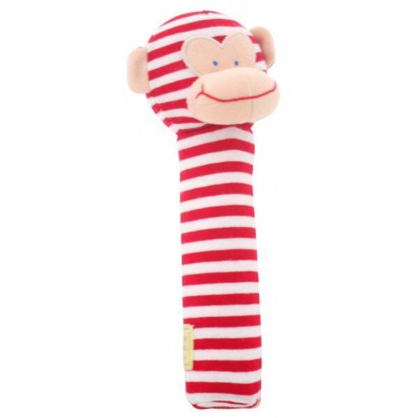 Alimrose Designs Monkey Squeaker - Red - rattles - Alimrose