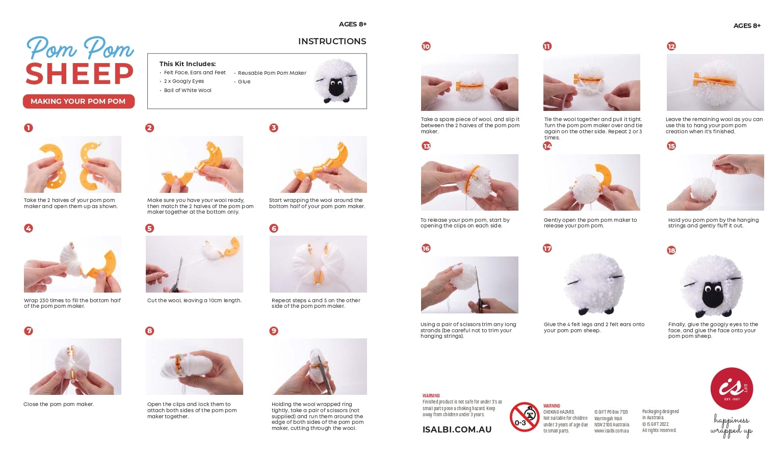 Make Your Own Pom Pom Sheep