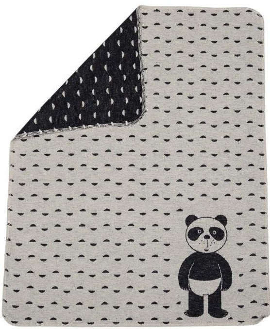 David Fussenegger Off White Panda Panda Bear Juwel Bassinet Blanket - Blanket - David Fussenegger