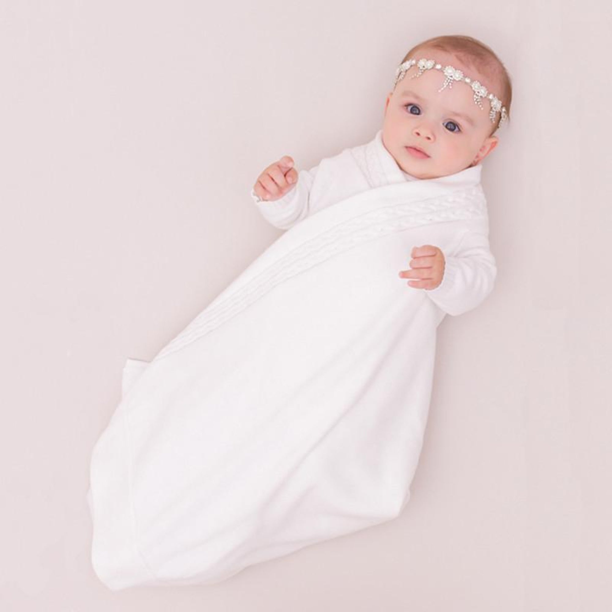 Jujo Shwrap Cable Edge - White - Blanket - Jujo