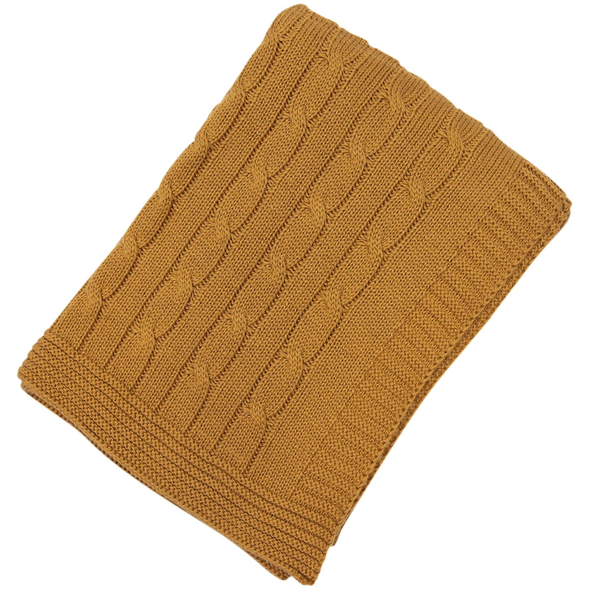 Korango Rustic Class Knit Blanket - Brown - Blanket - Korango