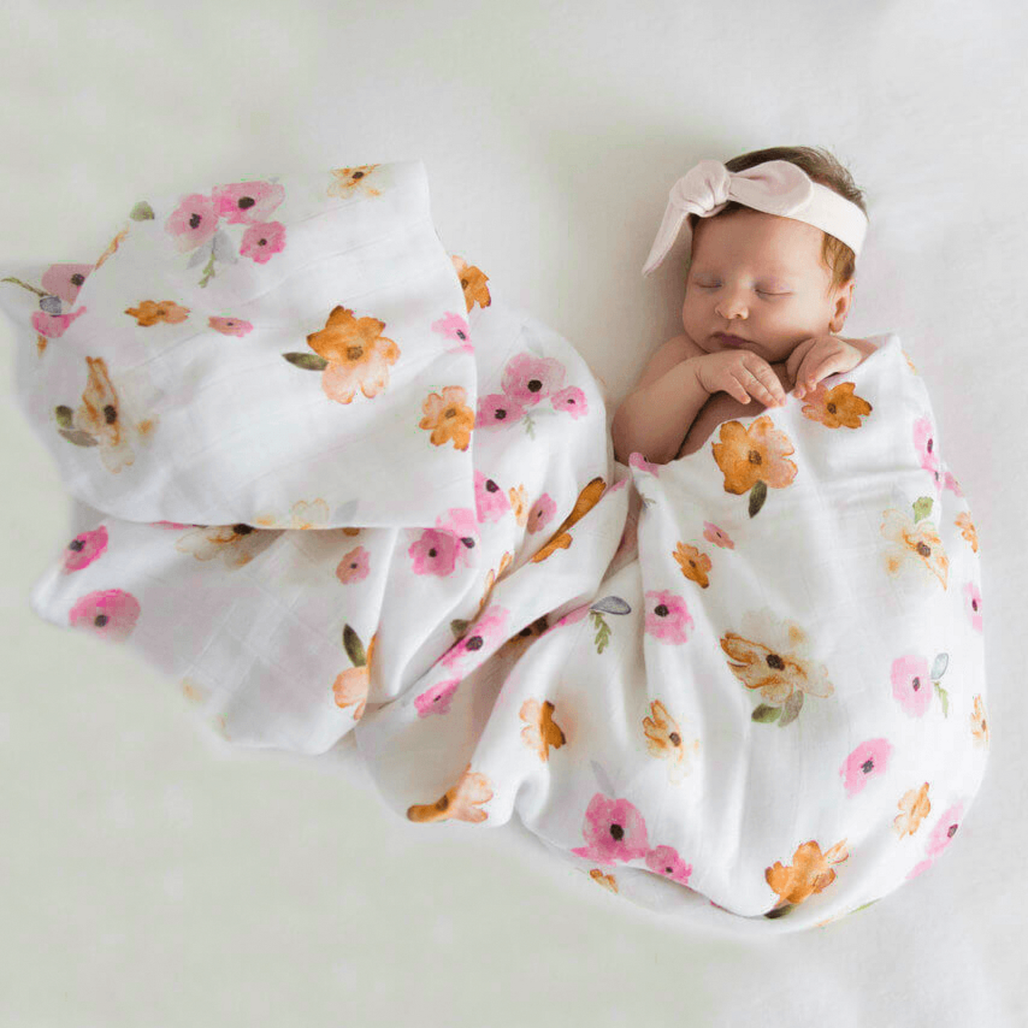Poppy - Snuggle Hunny Organic Muslin Wrap - Baby Wrap - Snuggle Hunny Kids