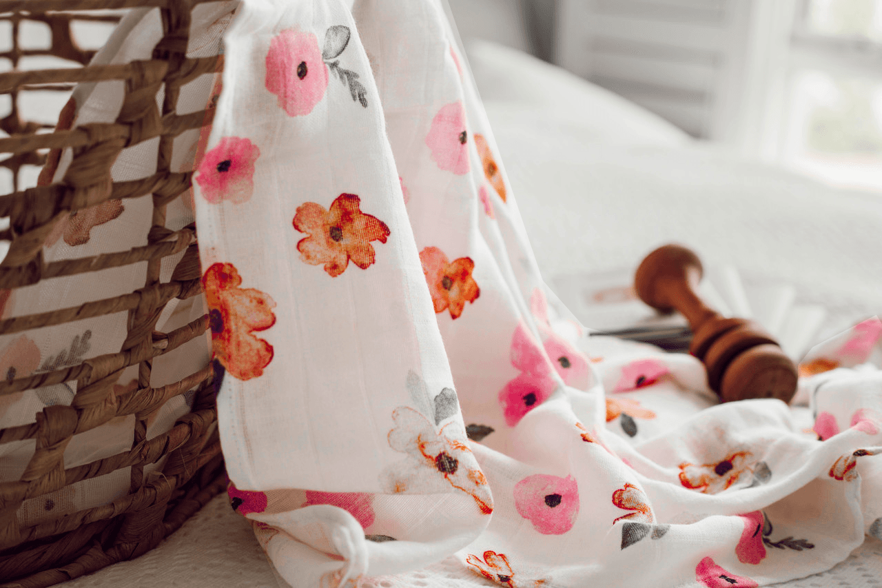 Poppy - Snuggle Hunny Organic Muslin Wrap - Baby Wrap - Snuggle Hunny Kids
