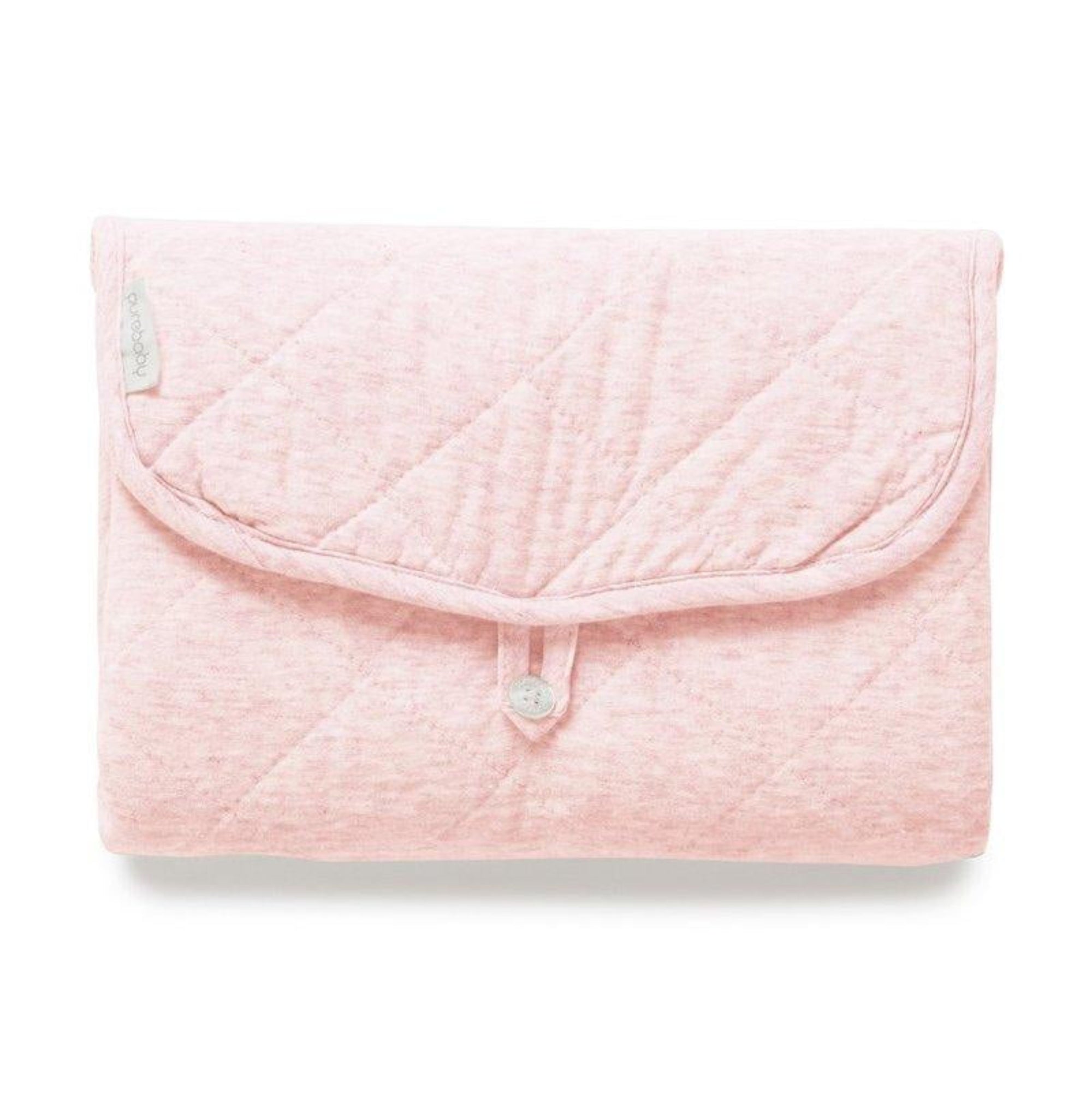Purebaby Quilted Change Mat - Pink - Bedding and Change Pad Covers - Purebaby