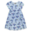 Minti Party Dolphins Dress - Light Blue Marle