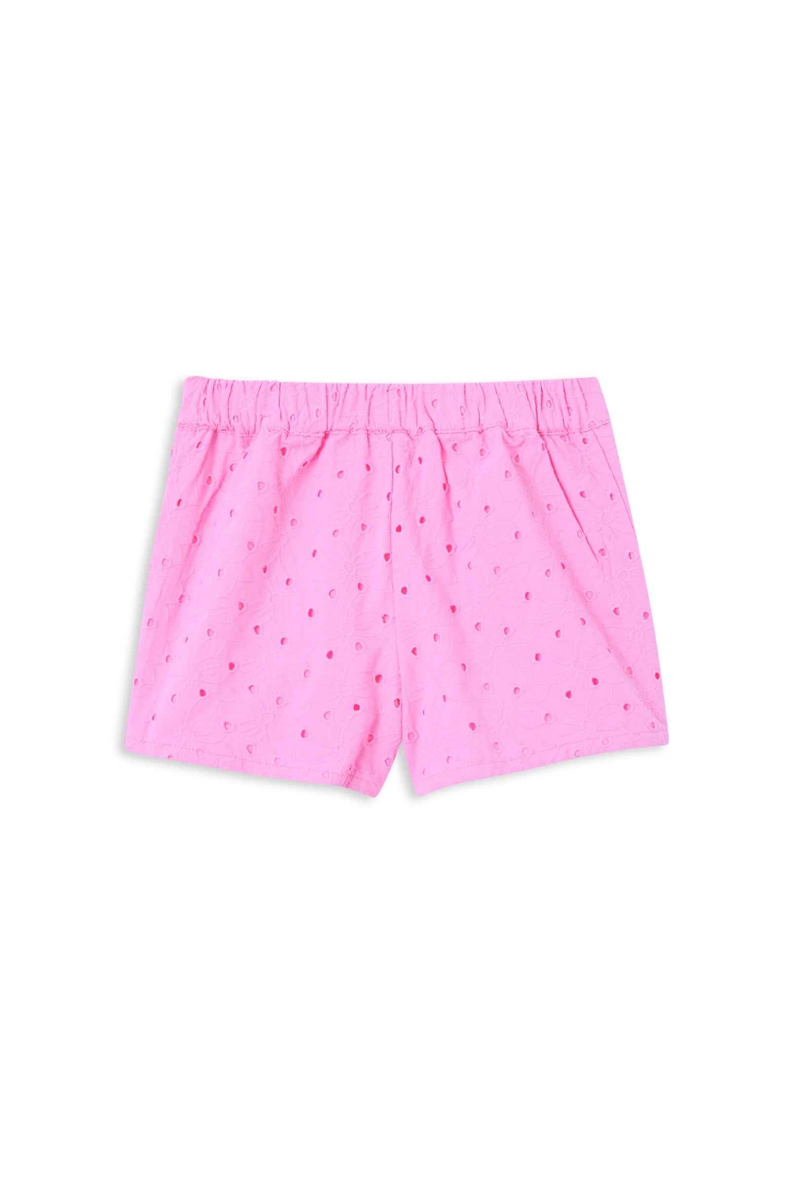 Pink Broderie Short - Milky