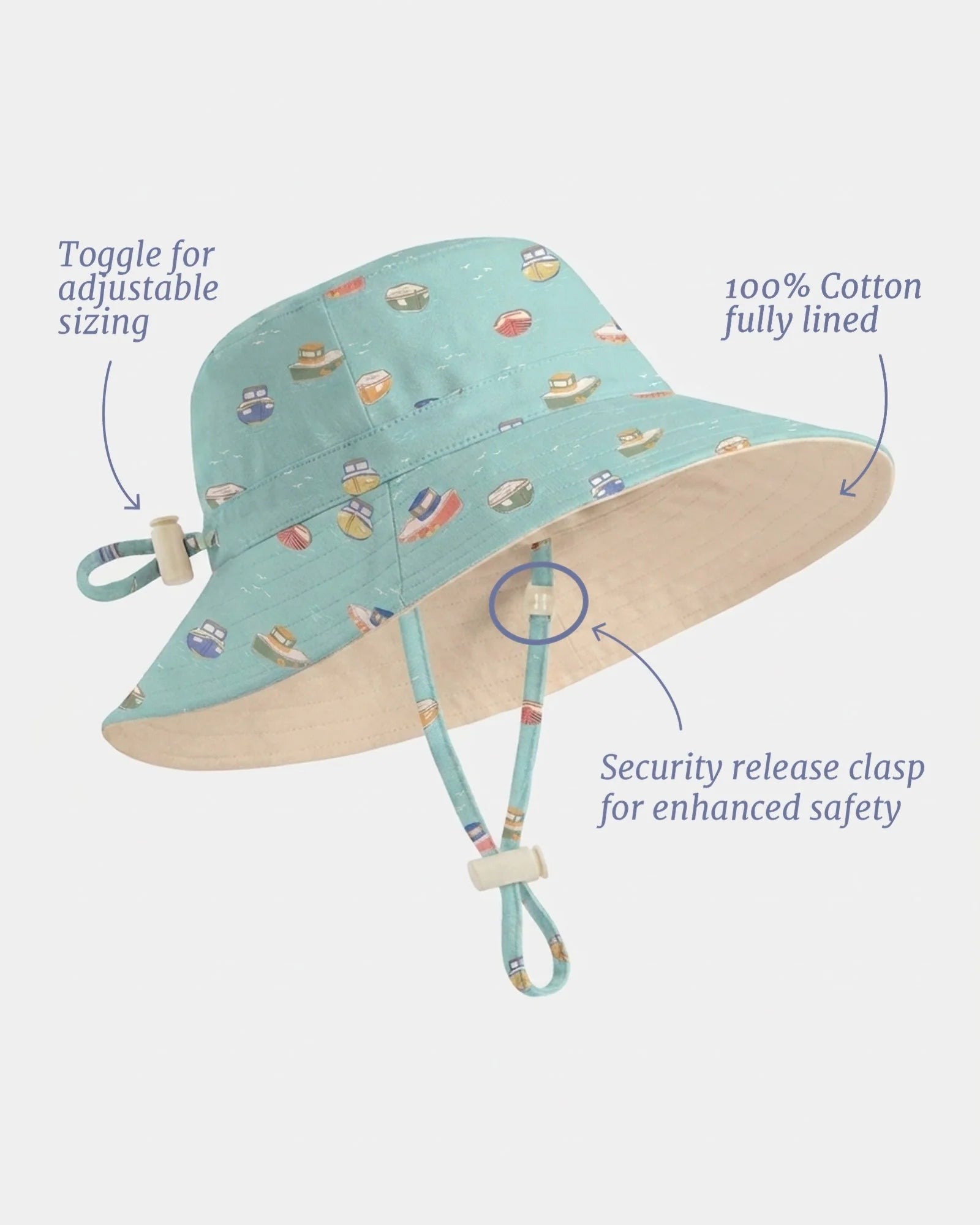 Toshi Sunhat Tide Tugboat