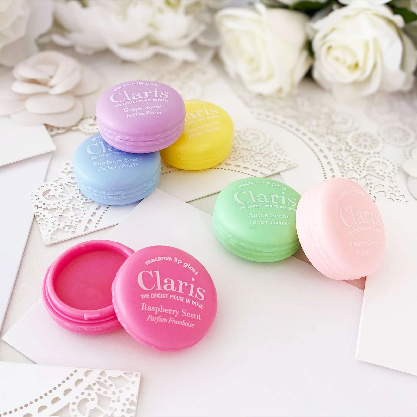 Claris: The Chicest Mouse In Paris™ Macaron Lip Gloss Set