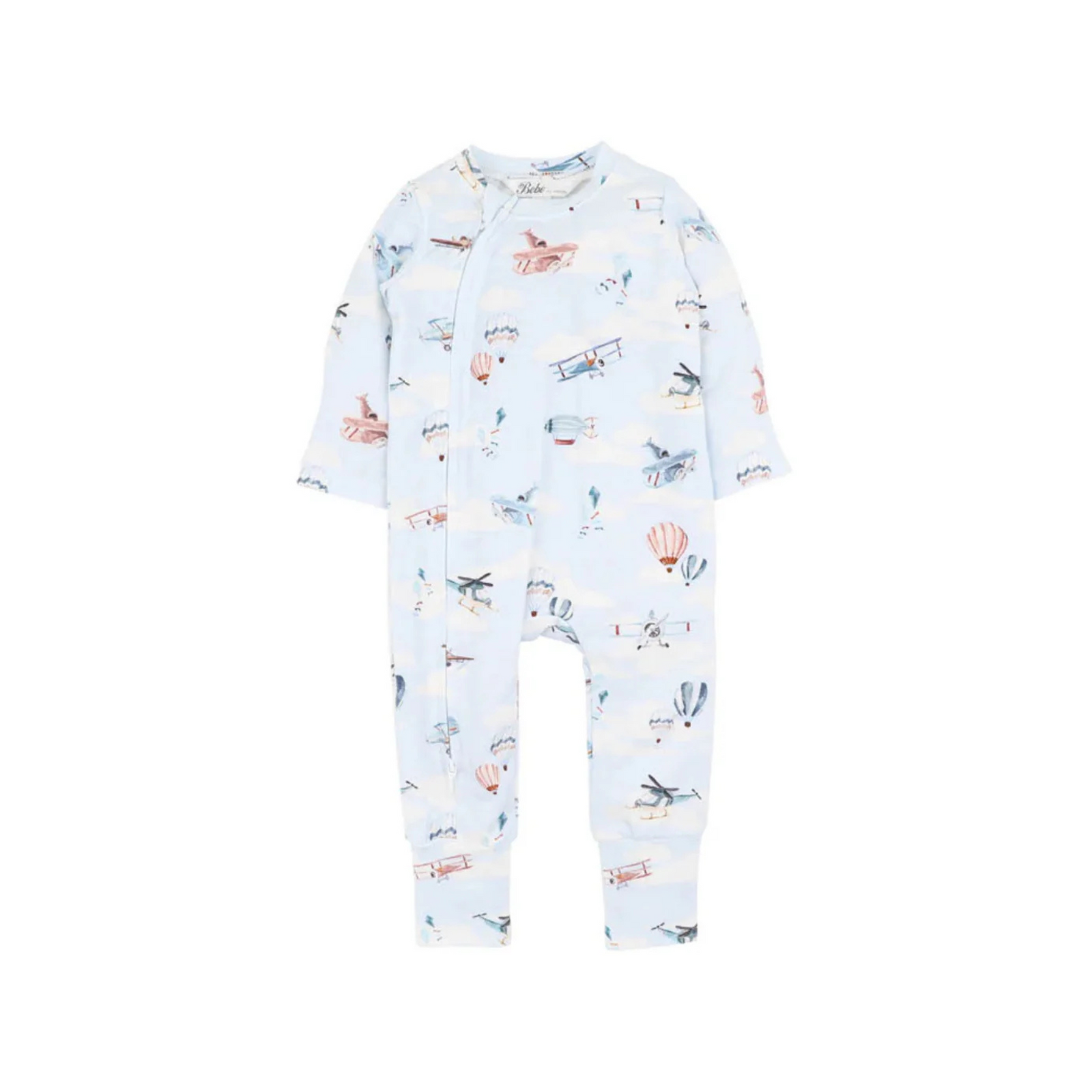 Bebe Harlan Print LS Zipsuit - Harlan Print