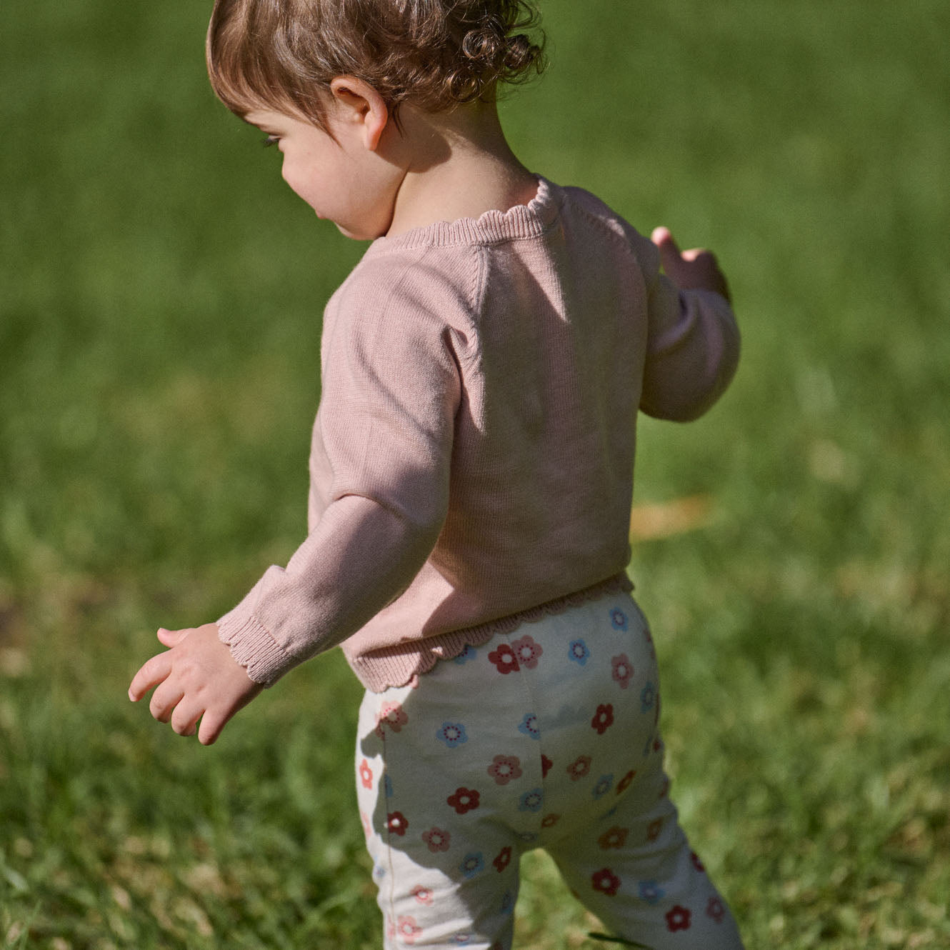Nature Baby Liliette Cardigan - Rose Dust