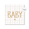 Baby Gingham Card