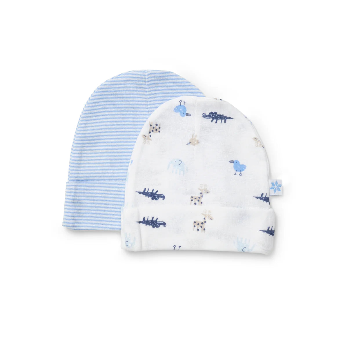 Marquise 2 Pack Beanie - Animals/Stripes