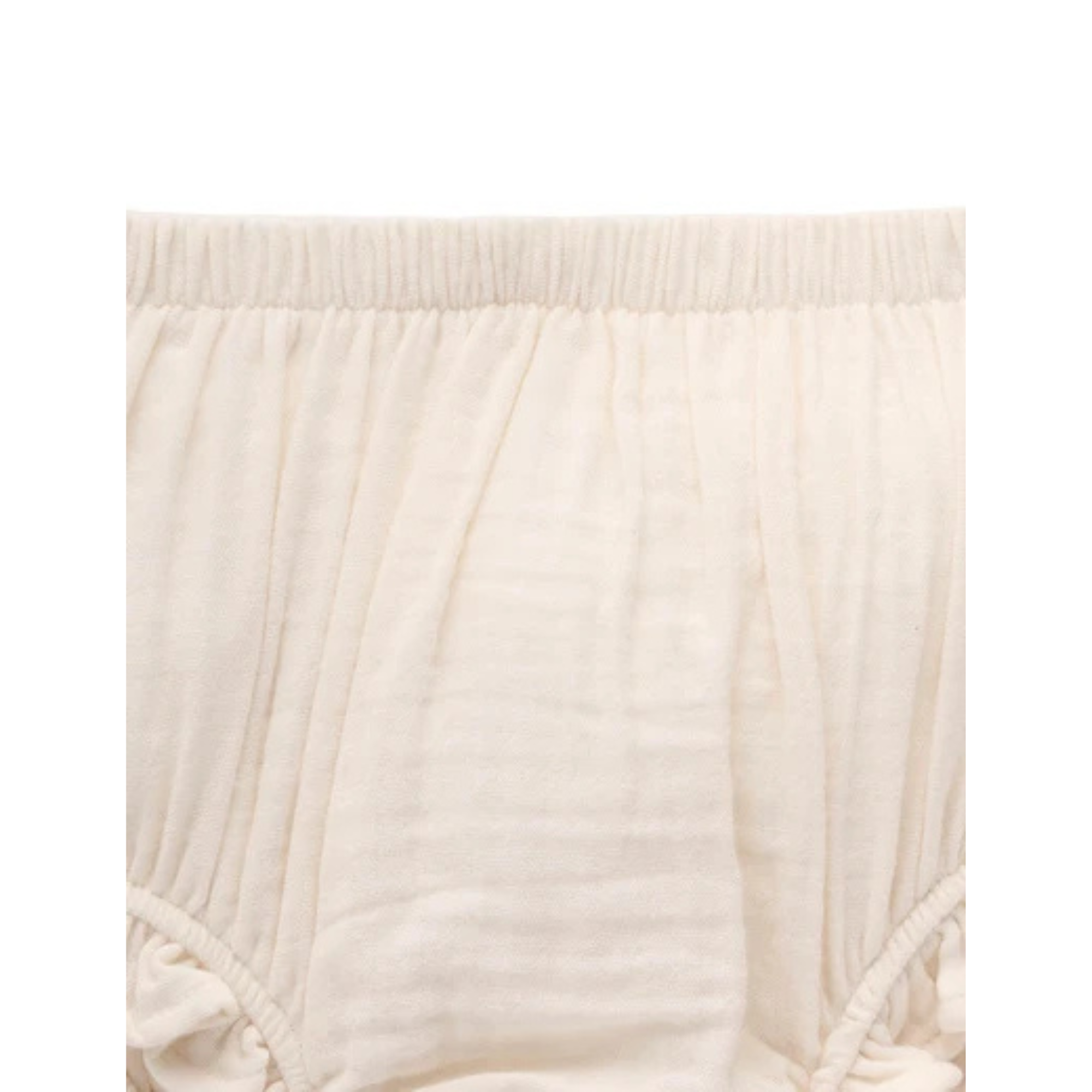 Purebaby Ruffle Bloomer - Cloud