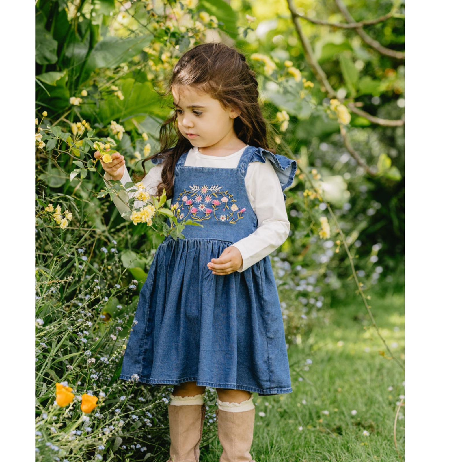 Fox & Finch Wild Horses Denim Dress - Indigo