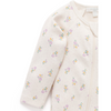 Purebaby Thick Zip Growsuit - Primrose Print