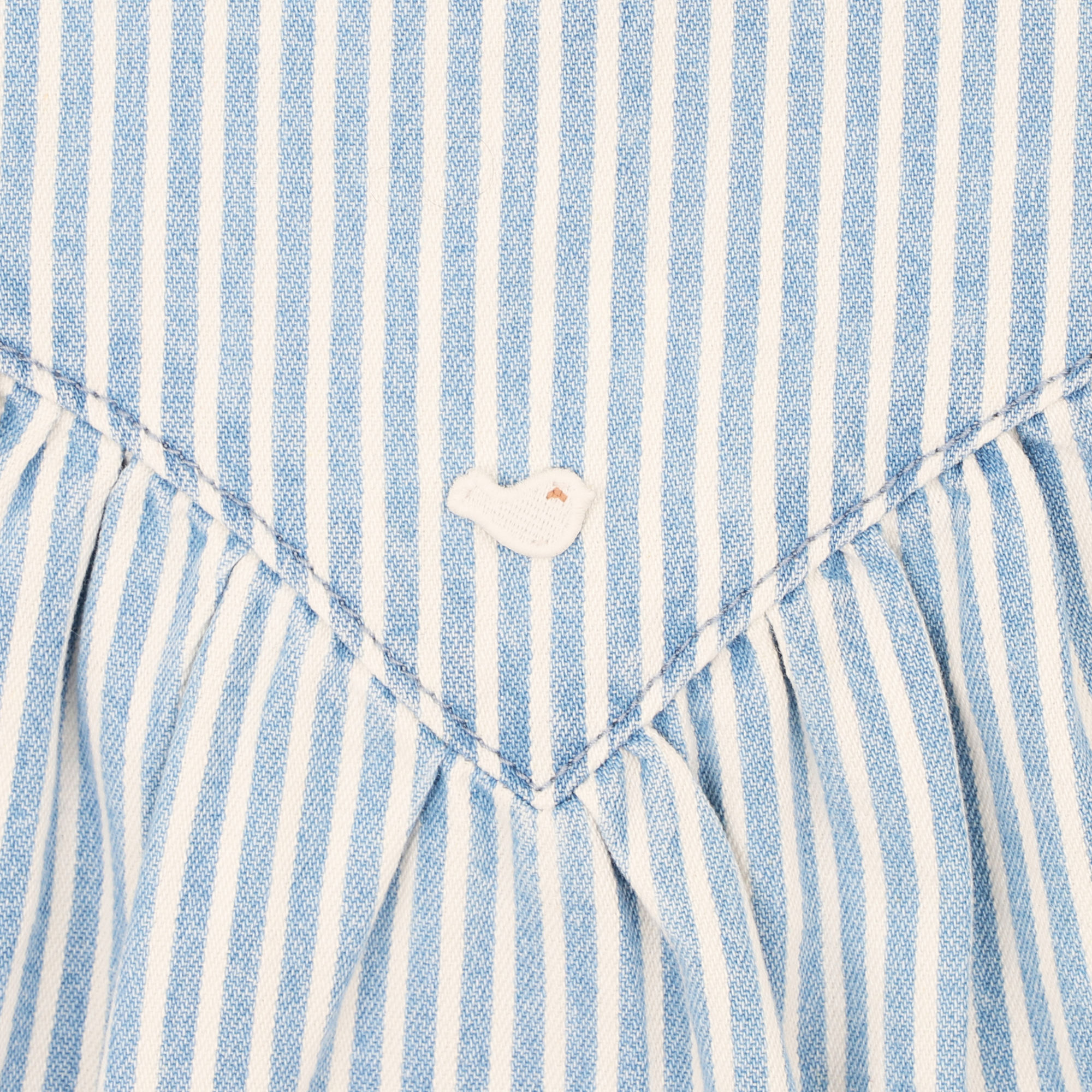 Fox &amp; Finch Winter Vacay Stripe Denim Dress - Blue Stripe